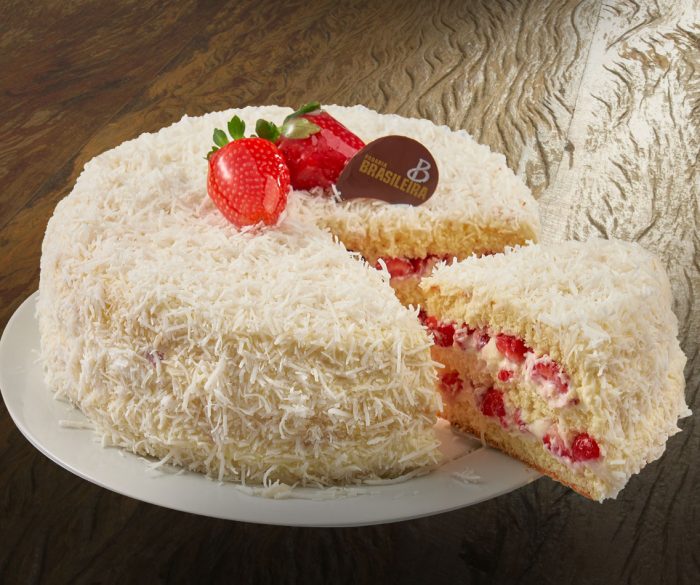 Bolo Tentação de Morango